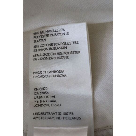 Pilcro Anthropologie OB1809245 Women Sz 27 Beige The Skipper Wide-Leg Jeans - Picture 4 of 12